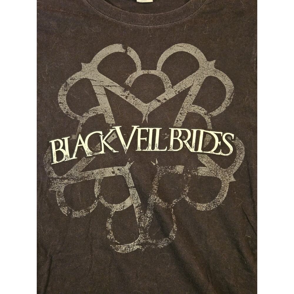 Black Veil Brides Black Tshirt Slim Fit Logo Graphic Size Extra Small